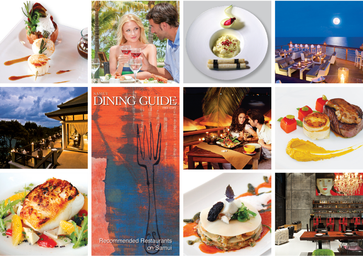 Samui Dining Guide is an up-market, specialist-vehicle, ideal for promoting up-market restaurants to thousands of visitors to Koh Samui