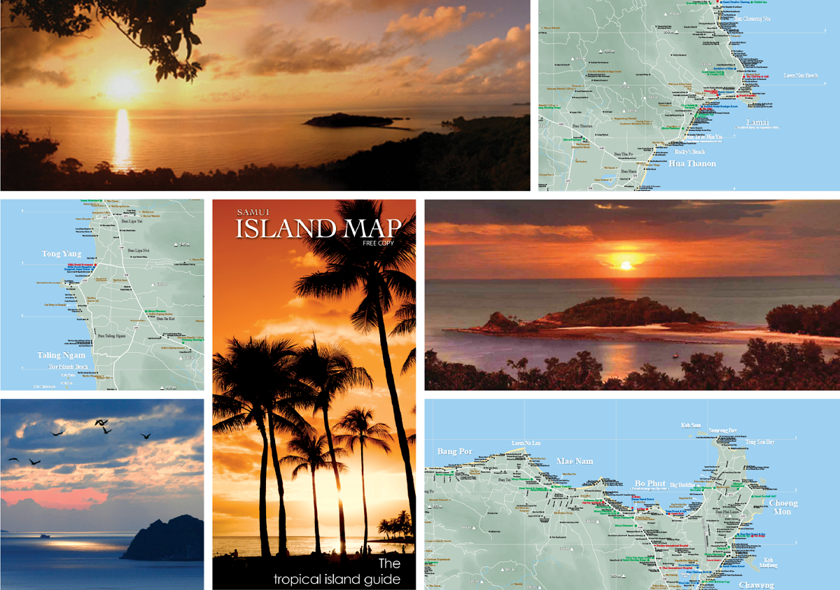 Samui Island Map is published bi-monthly in January, March, May, July, September and November.